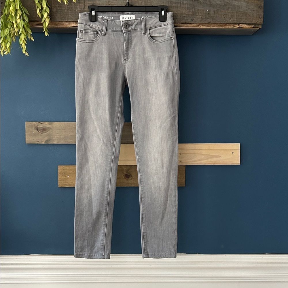 DL1961 Ash Gray Skinny Jeans